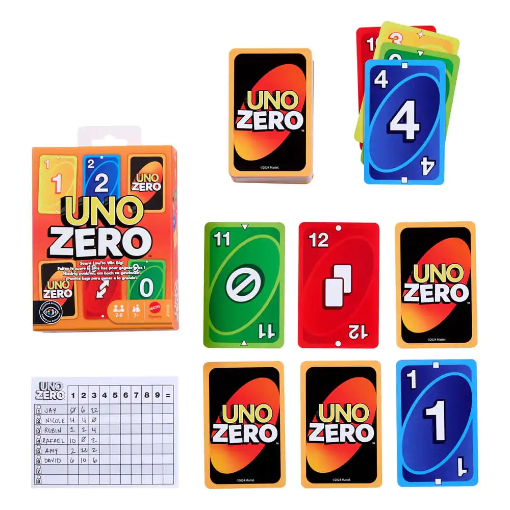 UNO Zero Kartenspiel Produktfoto