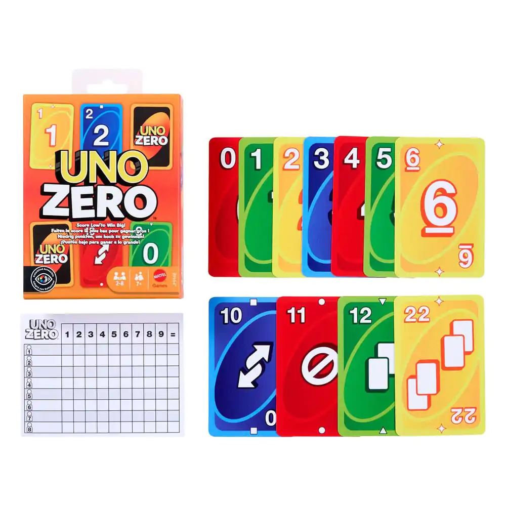 UNO Zero Kartenspiel Produktfoto