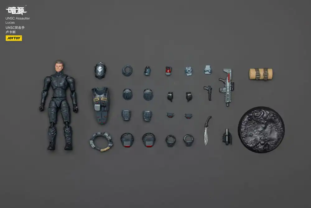 UNSC Dark Source Action Figur Ass Assaulter Lucas 7 cm Produktfoto