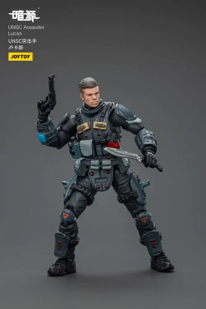 UNSC Dark Source Action Figur Ass Assaulter Lucas 7 cm Produktfoto