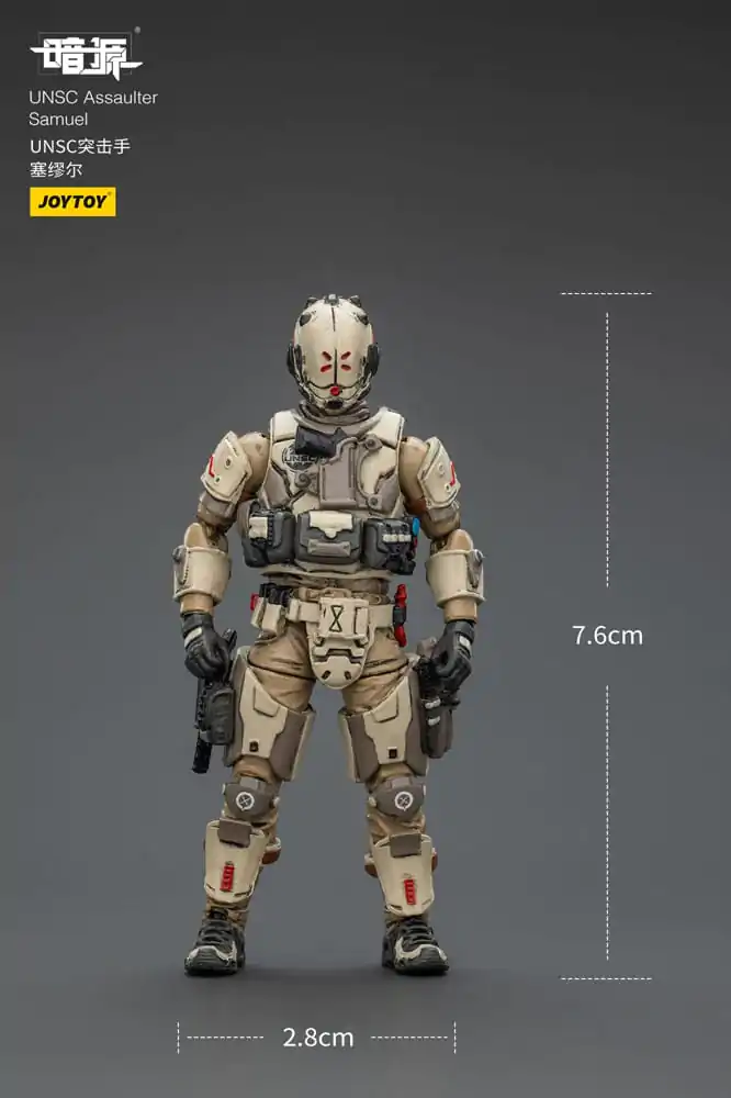 UNSC Dark Source Actionfigur Assaulter Samuel 7 cm Produktfoto