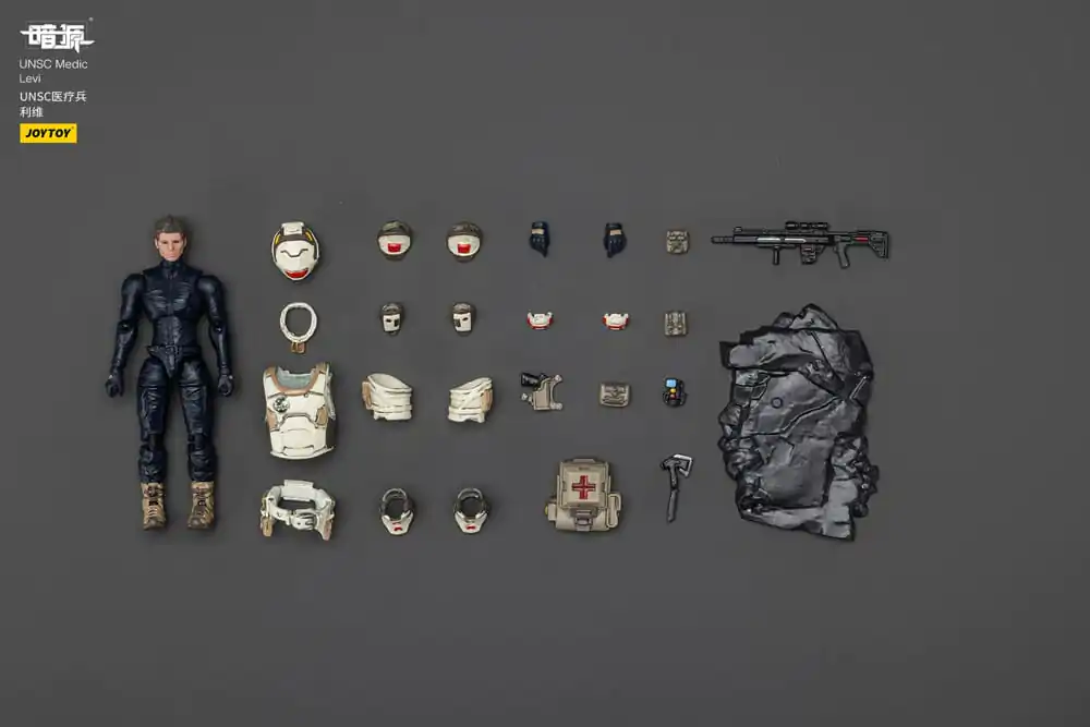 UNSC Dark Source Actionfigur Medic Levi 7 cm Produktfoto