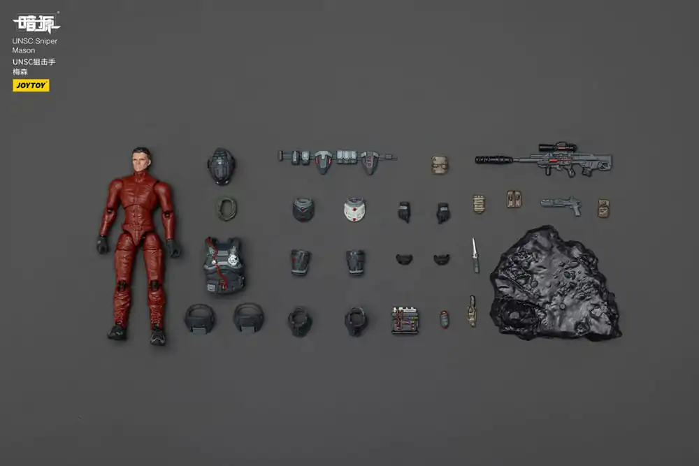 UNSC Dark Source Action Figur Sniper Mason 7 cm Produktfoto