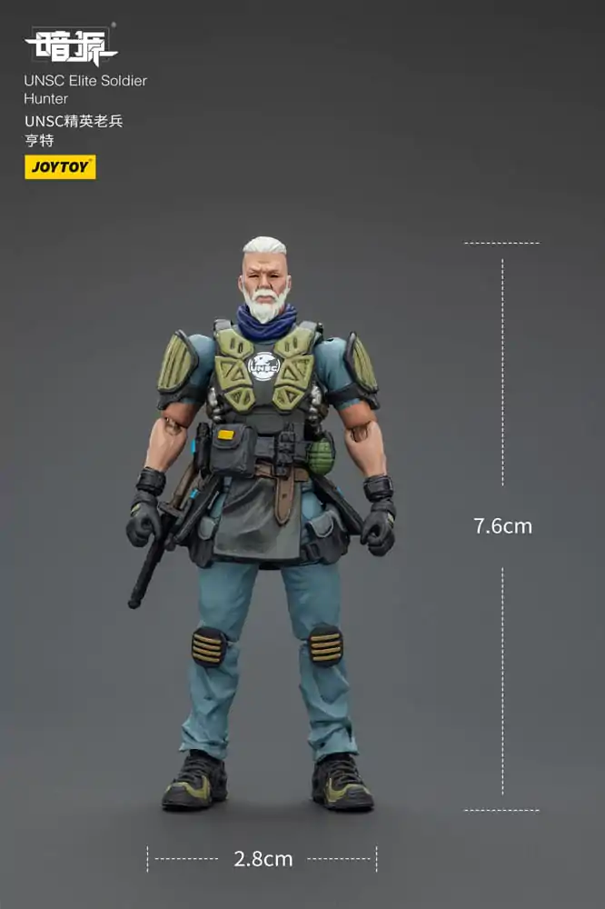UNSC Dark Source Action Figur Elite Soldier Hunter 7 cm Produktfoto