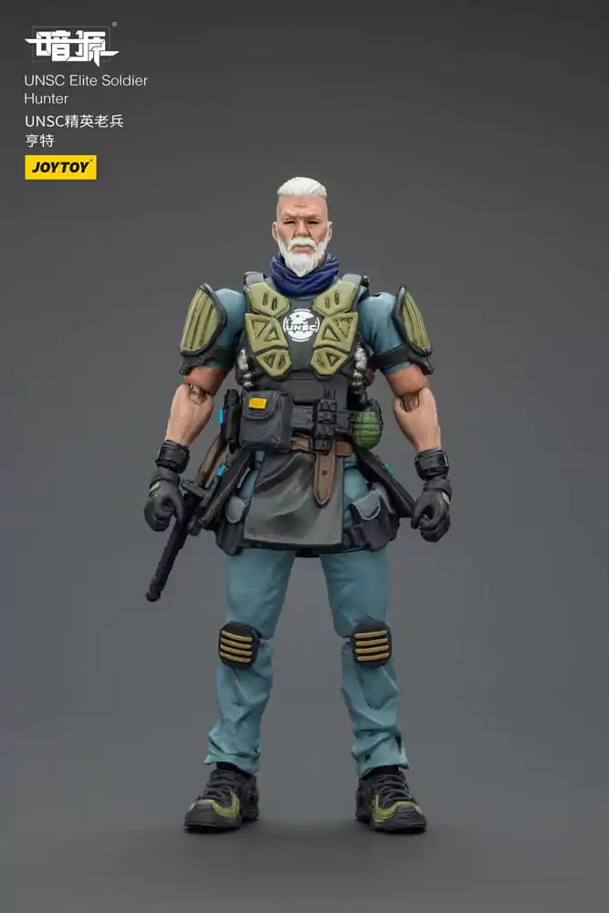 UNSC Dark Source Action Figur Elite Soldier Hunter 7 cm Produktfoto