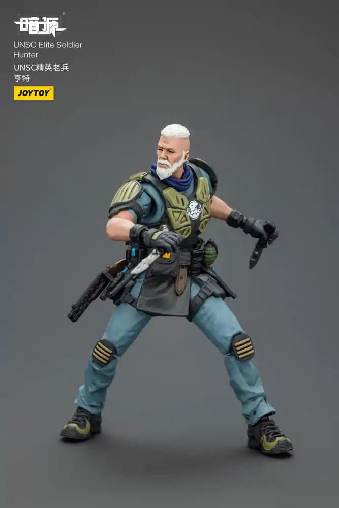 UNSC Dark Source Action Figur Elite Soldier Hunter 7 cm Produktfoto
