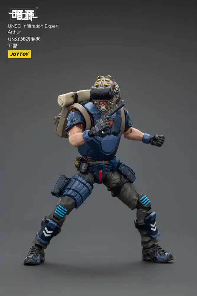 UNSC Dark Source Action-Figur Infiltration Expert Arthur 7 cm Produktfoto