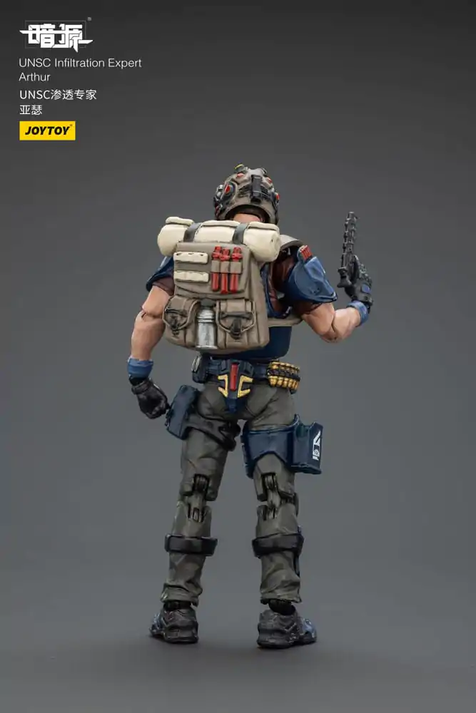 UNSC Dark Source Action-Figur Infiltration Expert Arthur 7 cm Produktfoto