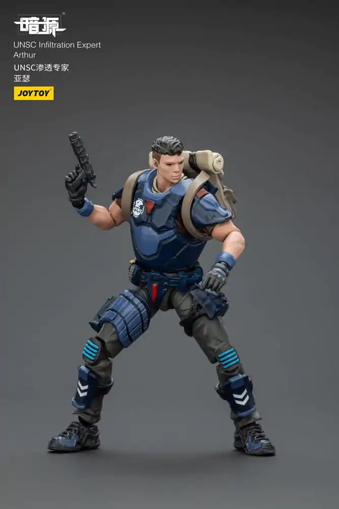 UNSC Dark Source Action-Figur Infiltration Expert Arthur 7 cm Produktfoto