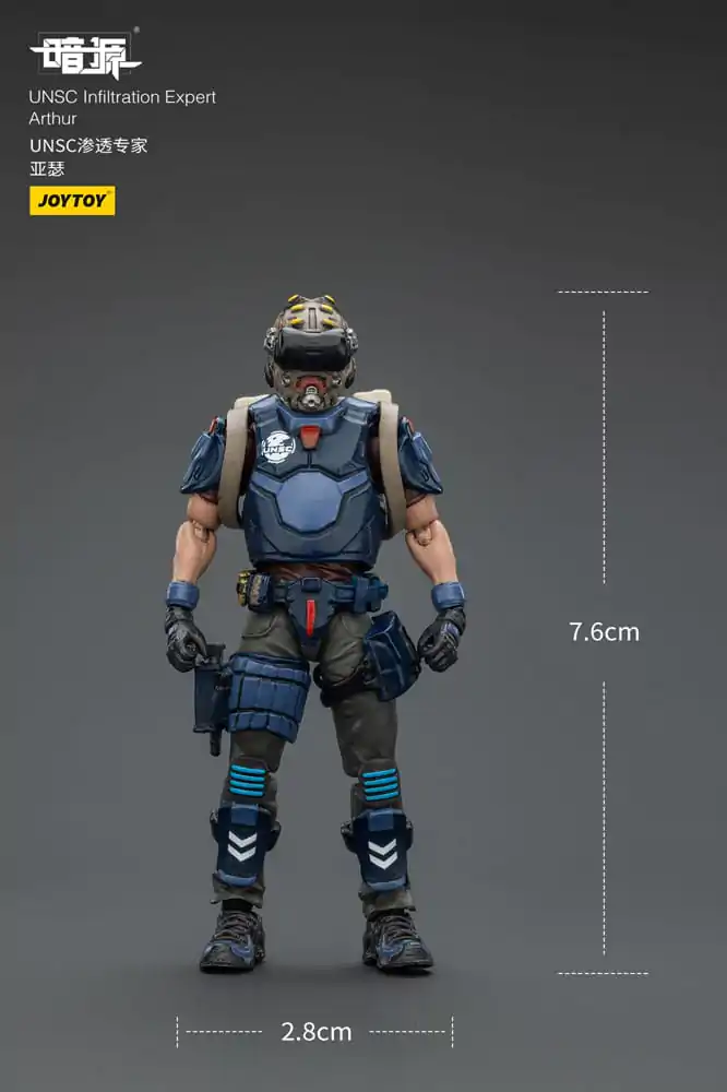UNSC Dark Source Action-Figur Infiltration Expert Arthur 7 cm Produktfoto