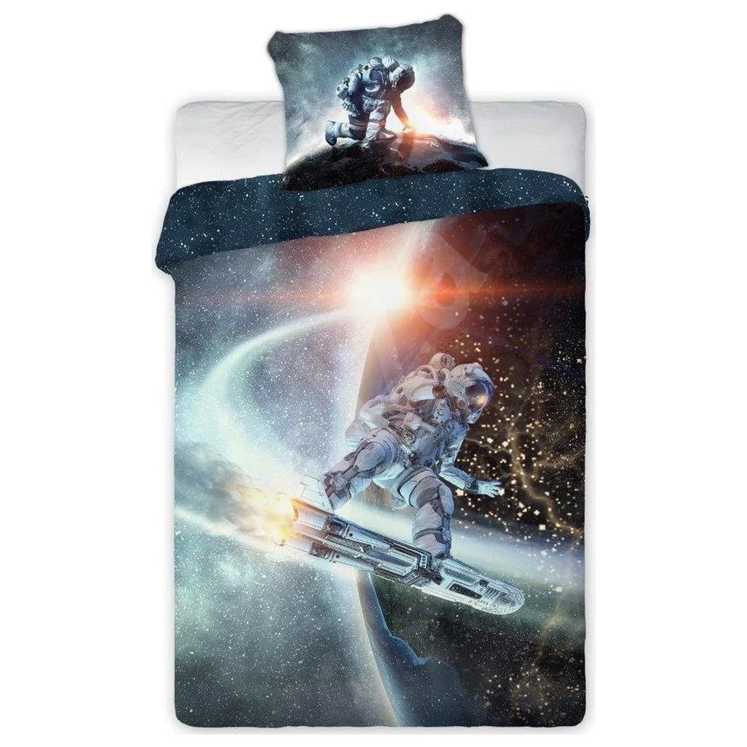 Space Surf Bettbezug Produktfoto
