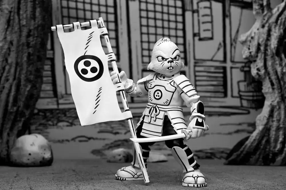 Usagi Yojimbo Actionfigur Samurai Usagi Yojimbo Black &amp; White Figure 18 cm Produktfoto