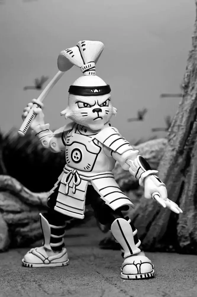 Usagi Yojimbo Actionfigur Samurai Usagi Yojimbo Black &amp; White Figure 18 cm Produktfoto