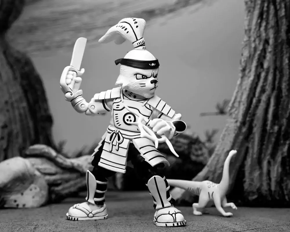 Usagi Yojimbo Actionfigur Samurai Usagi Yojimbo Black &amp; White Figure 18 cm Produktfoto