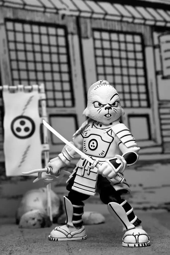 Usagi Yojimbo Actionfigur Samurai Usagi Yojimbo Black &amp; White Figure 18 cm Produktfoto