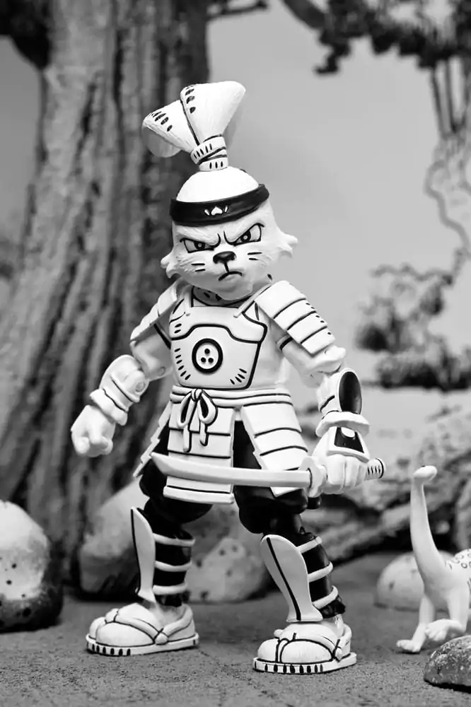 Usagi Yojimbo Actionfigur Samurai Usagi Yojimbo Black &amp; White Figure 18 cm Produktfoto