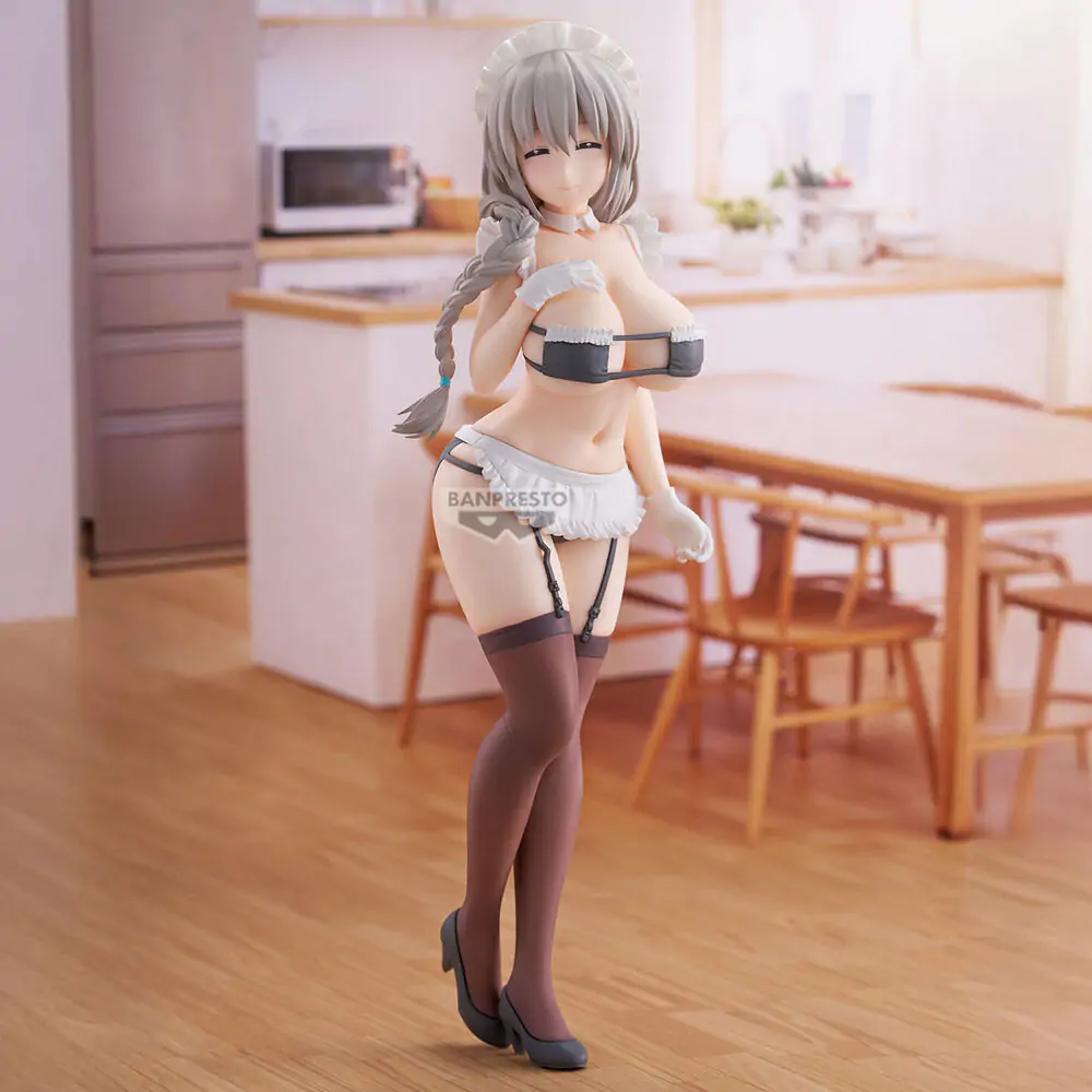 Uzaki-Chan Qants to Hang Out! Uzaki Tsuki Glitter & Glamours Figur 27cm Produktfoto