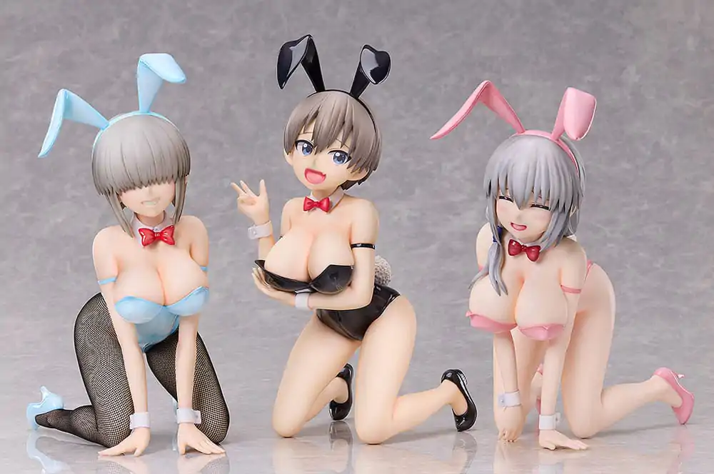 Uzaki-chan Wants to Hang Out! PVC Statue 1/4 Tsuki Uzaki: Bare Leg Bunny Ver. 22 cm Produktfoto