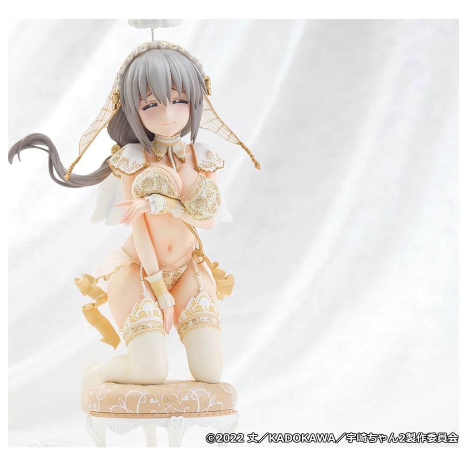Uzaki-chan Wants to Hang Out! PVC Statue 1/7 Tsuki Uzaki Angel Ver. 19 cm Produktfoto
