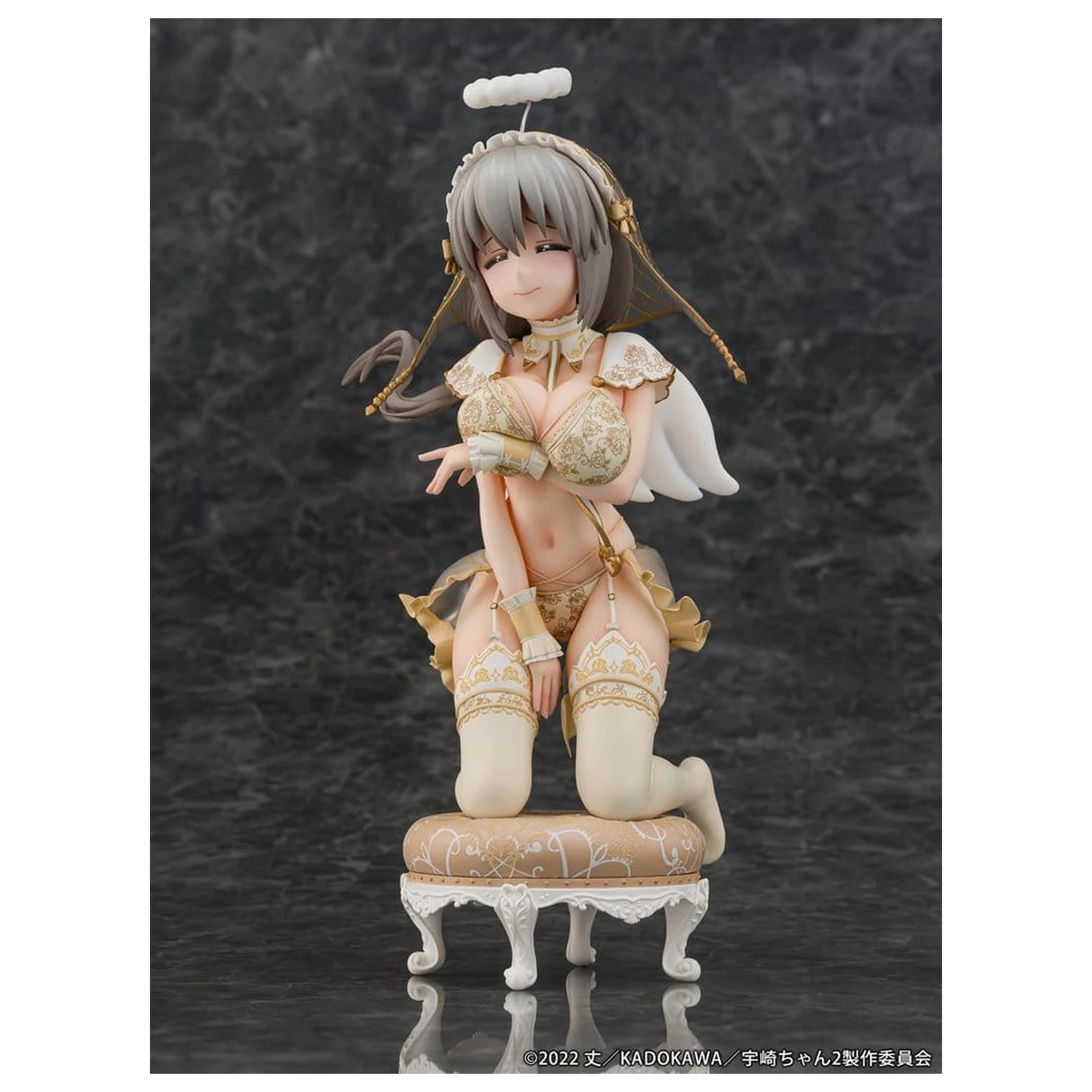 Uzaki-chan Wants to Hang Out! PVC Statue 1/7 Tsuki Uzaki Angel Ver. 19 cm Produktfoto