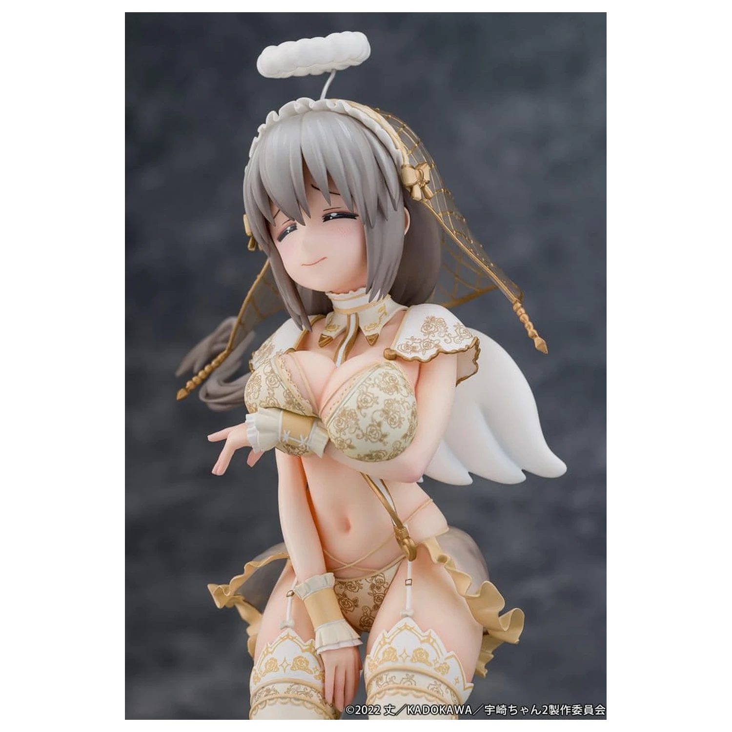 Uzaki-chan Wants to Hang Out! PVC Statue 1/7 Tsuki Uzaki Angel Ver. 19 cm Produktfoto
