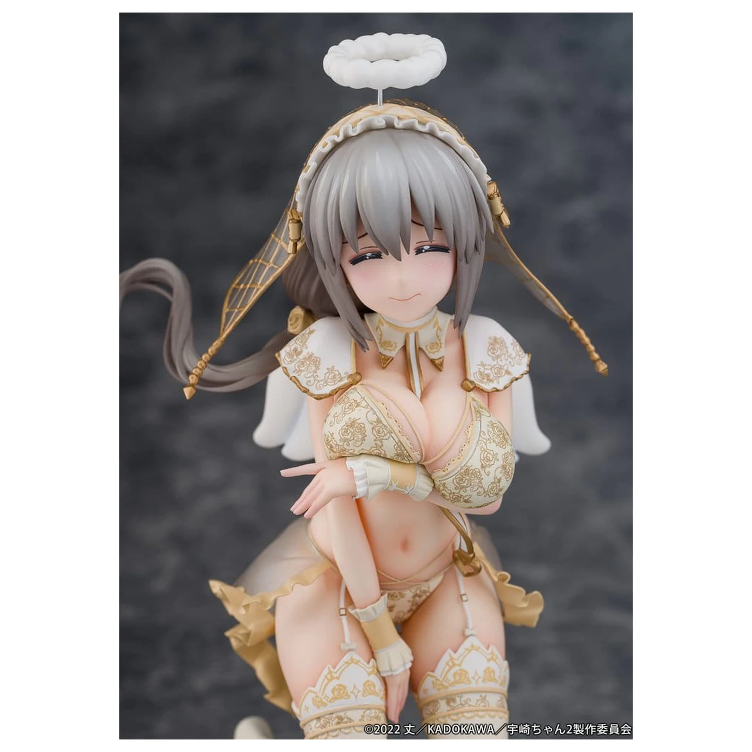 Uzaki-chan Wants to Hang Out! PVC Statue 1/7 Tsuki Uzaki Angel Ver. 19 cm Produktfoto