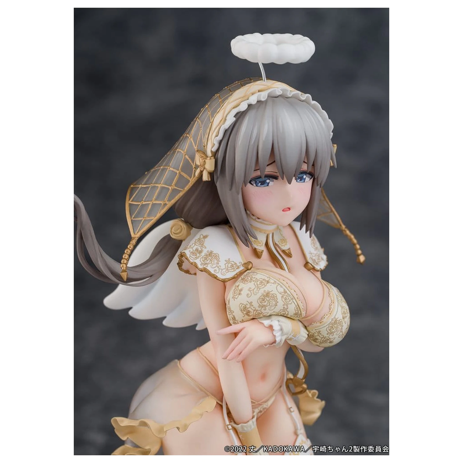 Uzaki-chan Wants to Hang Out! PVC Statue 1/7 Tsuki Uzaki Angel Ver. 19 cm Produktfoto
