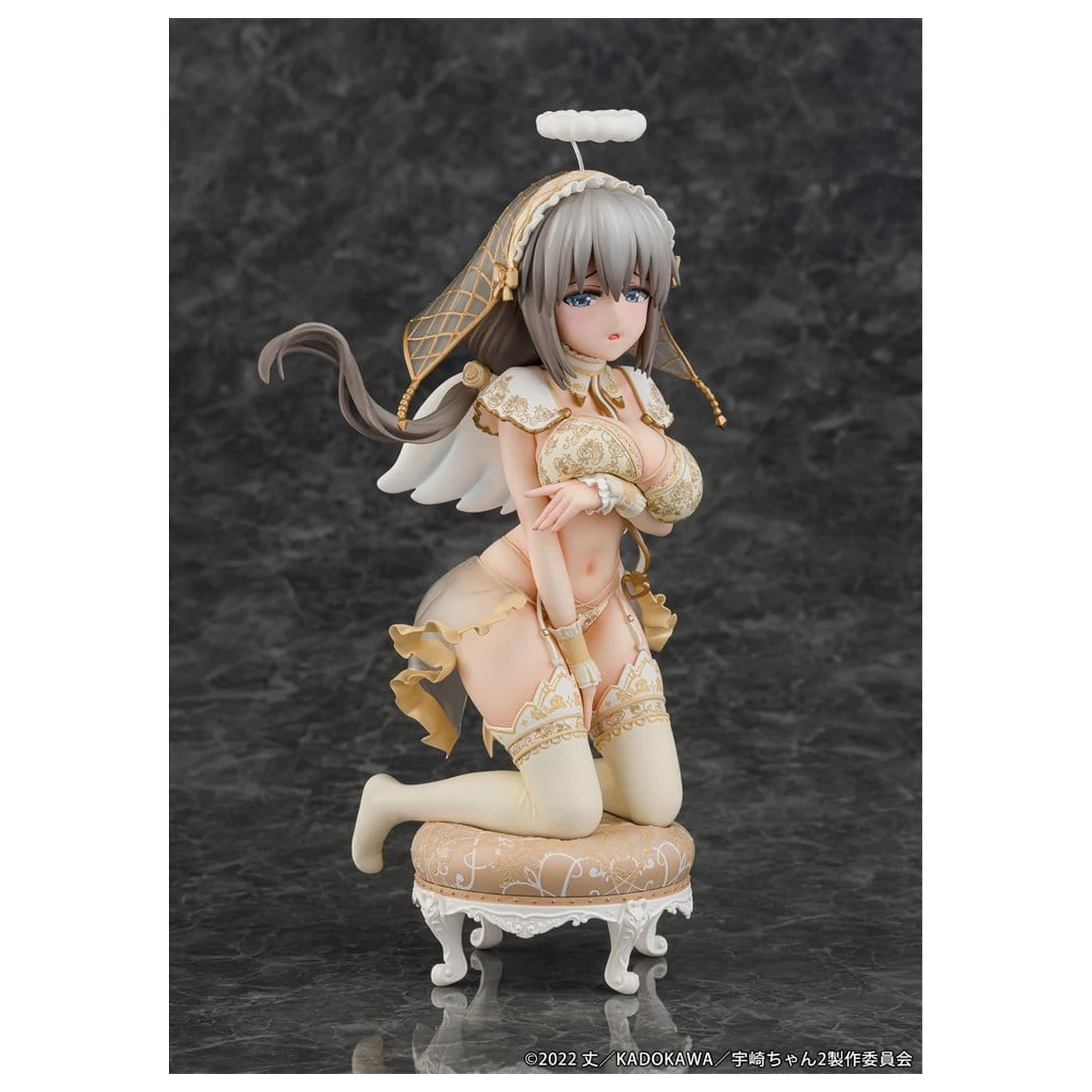 Uzaki-chan Wants to Hang Out! PVC Statue 1/7 Tsuki Uzaki Angel Ver. 19 cm Produktfoto
