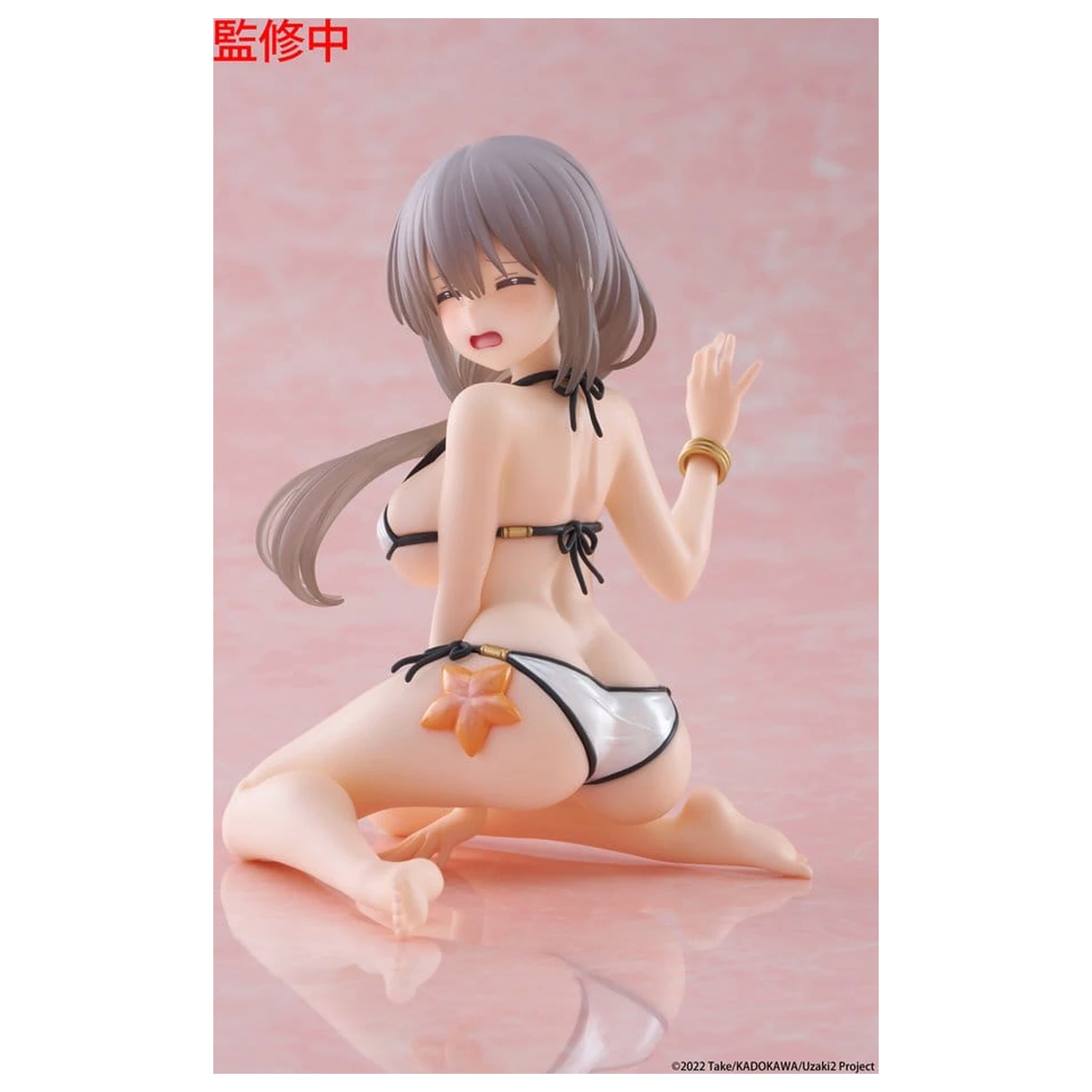 Uzaki-chan Wants to Hang Out! PVC Statue Desktop süße Figur Tsuki Uzaki (Swimwear Ver.) 13 cm Produktfoto
