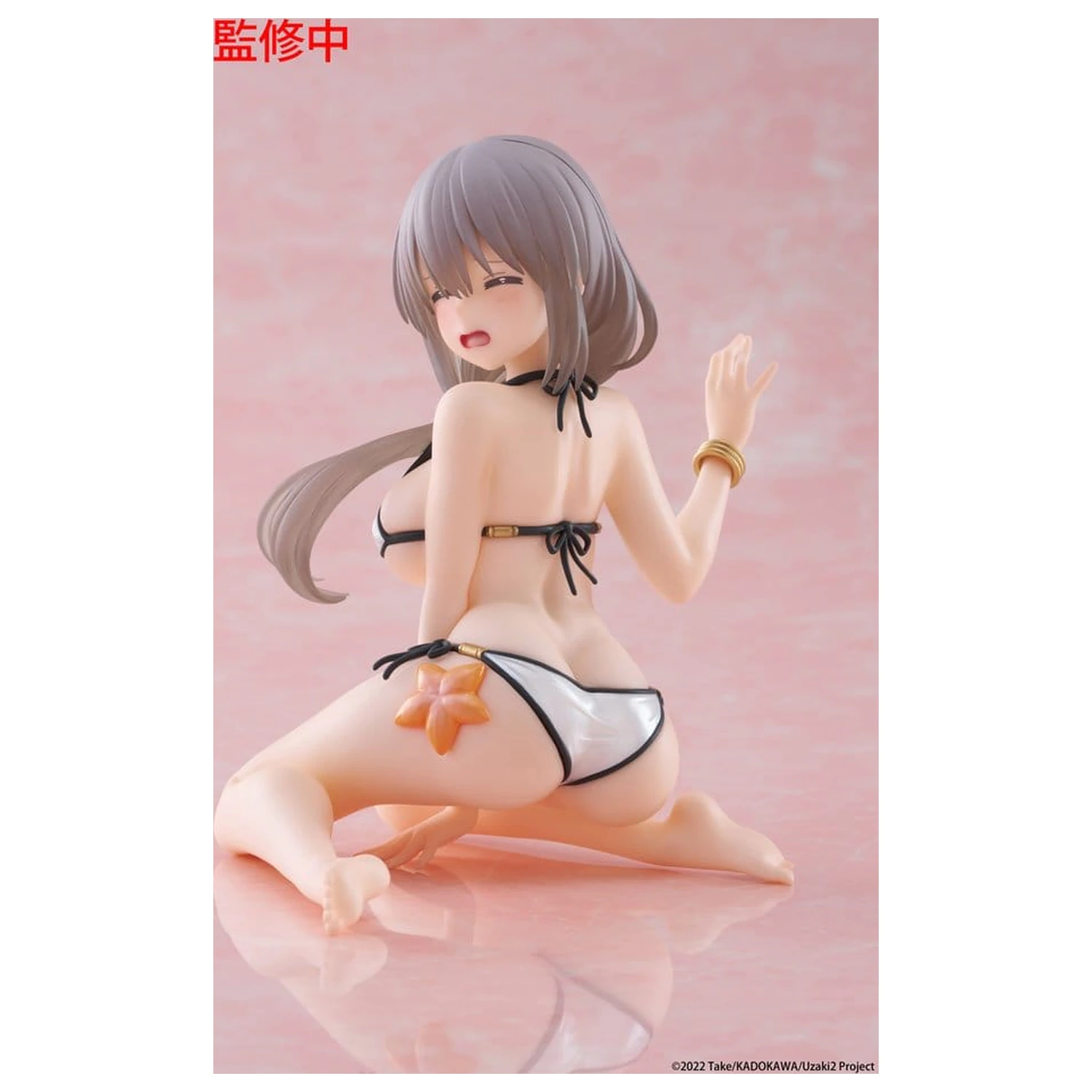 Uzaki-chan Wants to Hang Out! PVC Statue Desktop süße Figur Tsuki Uzaki (Swimwear Ver.) 13 cm Produktfoto