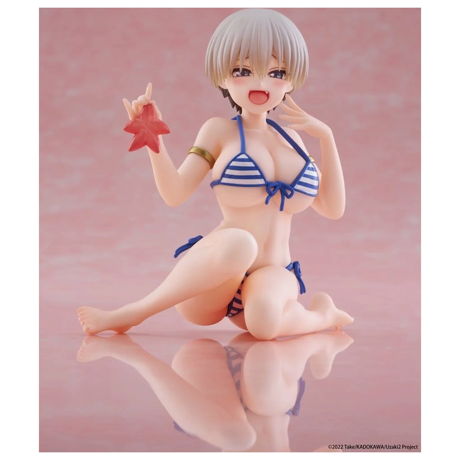 Uzaki-chan Wants to Hang Out! Desktop Cute PVC Figur Hana Uzaki (Swim wear Ver.) 13 cm Produktfoto