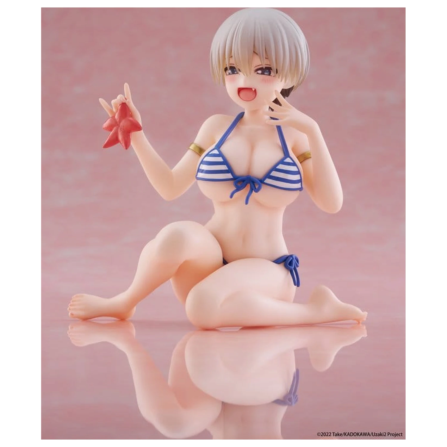 Uzaki-chan Wants to Hang Out! Desktop Cute PVC Figur Hana Uzaki (Swim wear Ver.) 13 cm Produktfoto