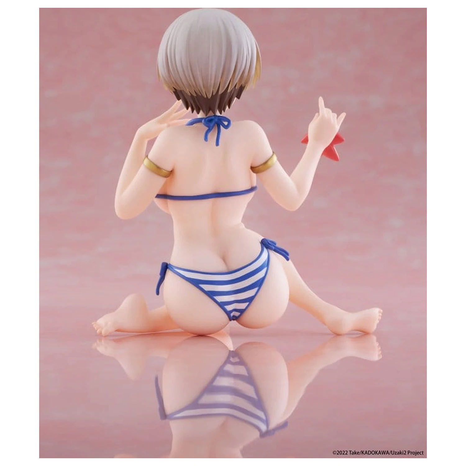 Uzaki-chan Wants to Hang Out! Desktop Cute PVC Figur Hana Uzaki (Swim wear Ver.) 13 cm Produktfoto