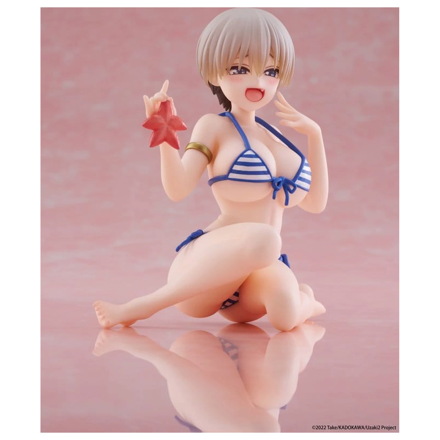 Uzaki-chan Wants to Hang Out! Desktop Cute PVC Figur Hana Uzaki (Swim wear Ver.) 13 cm Produktfoto