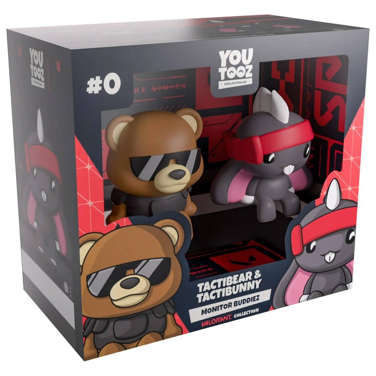 Valorant Vinyl Figuren TactiBear & TactiBunny 6 cm Produktfoto