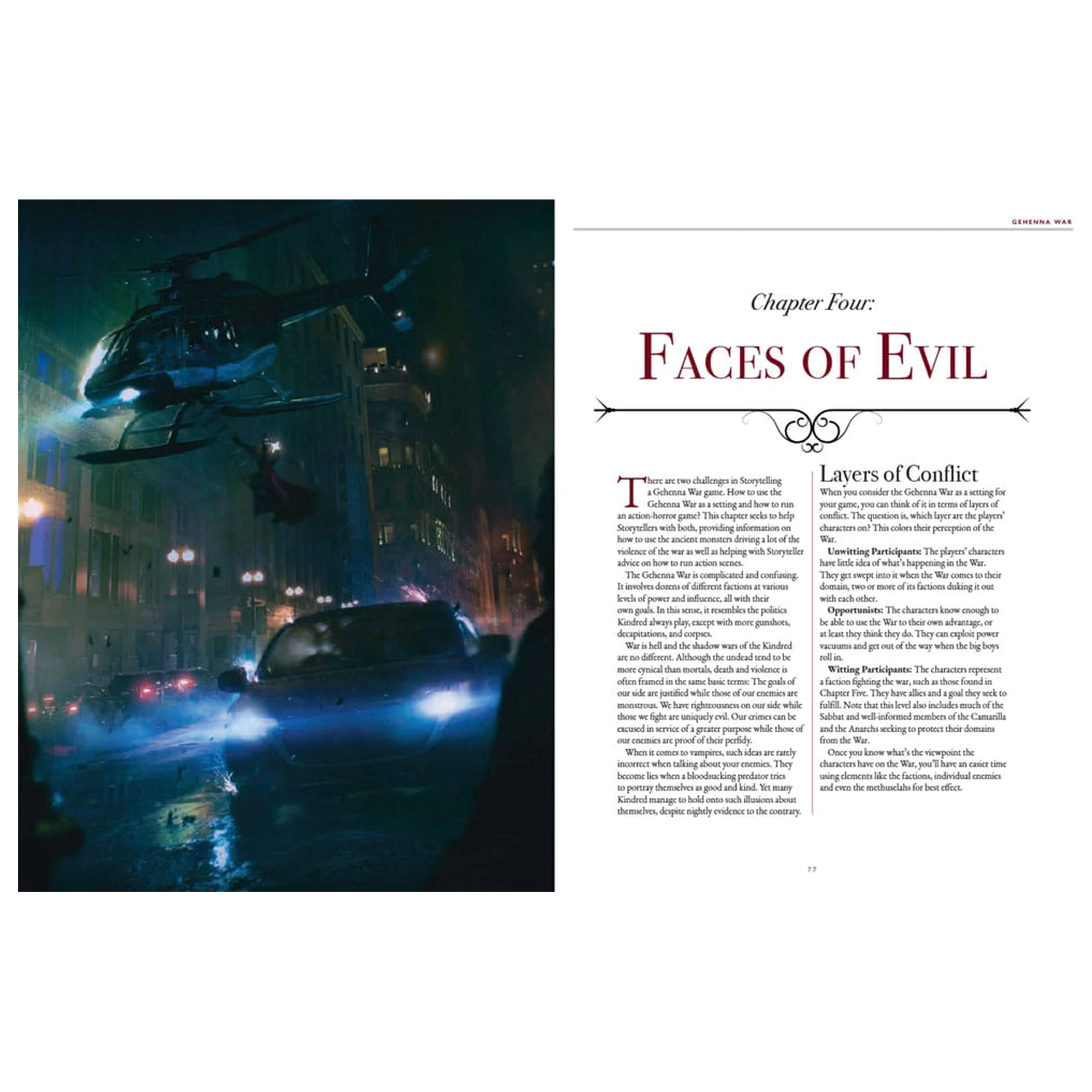 Vampire: The Masquerade 5th Edition Rollenspielbuch Gehenna War Sourcebook *Englische Version* Produktfoto