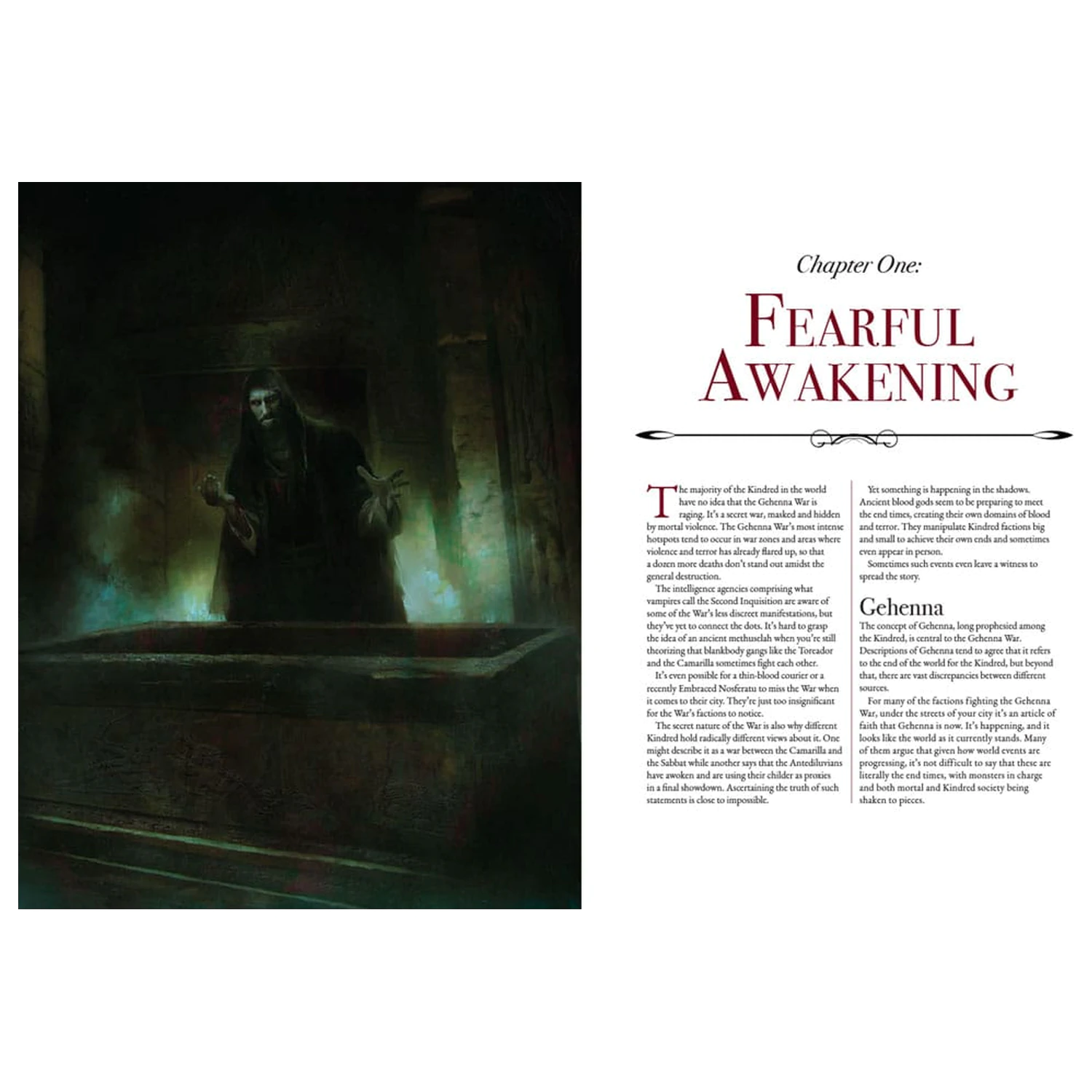 Vampire: The Masquerade 5th Edition Rollenspielbuch Gehenna War Sourcebook *Englische Version* Produktfoto
