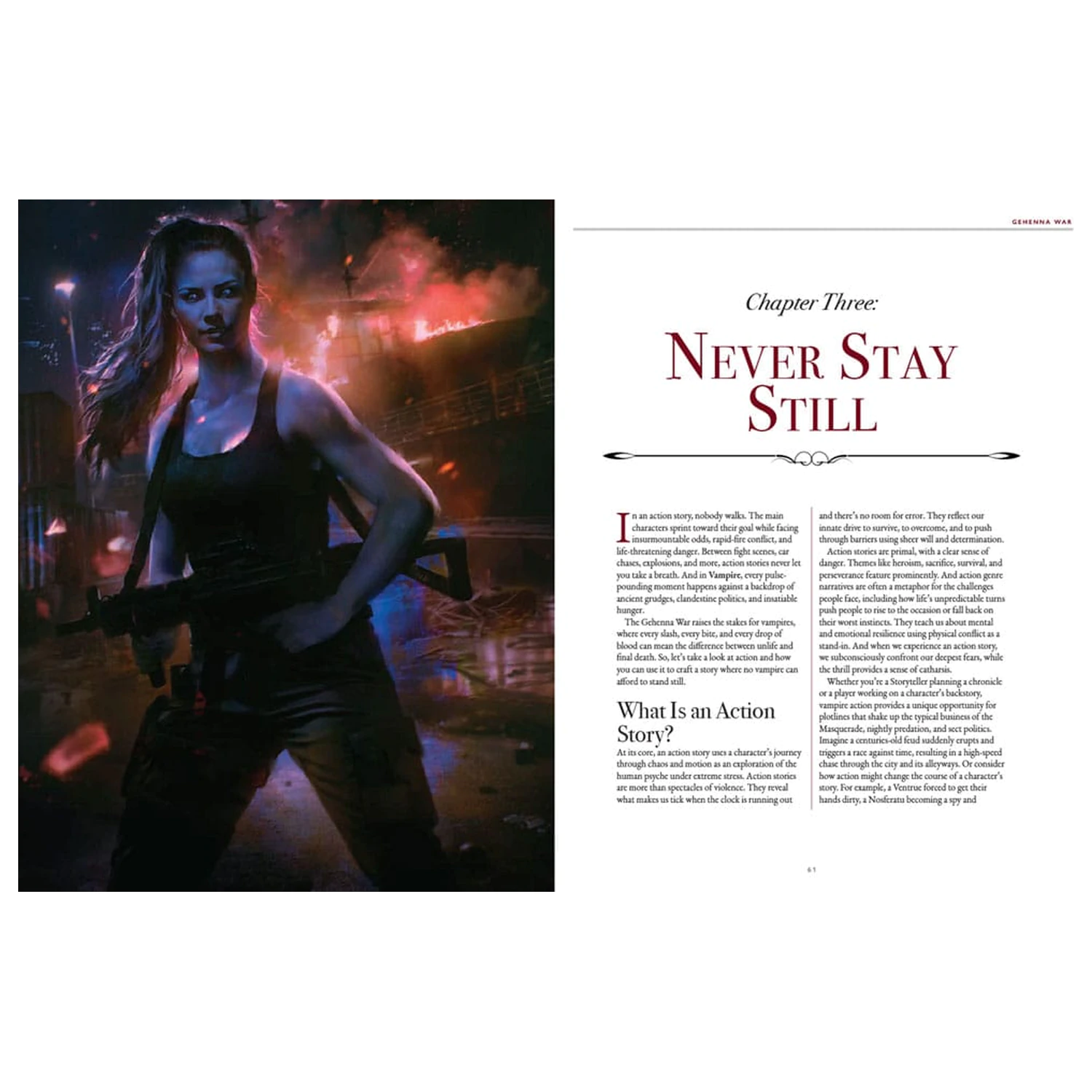 Vampire: The Masquerade 5th Edition Rollenspielbuch Gehenna War Sourcebook *Englische Version* Produktfoto