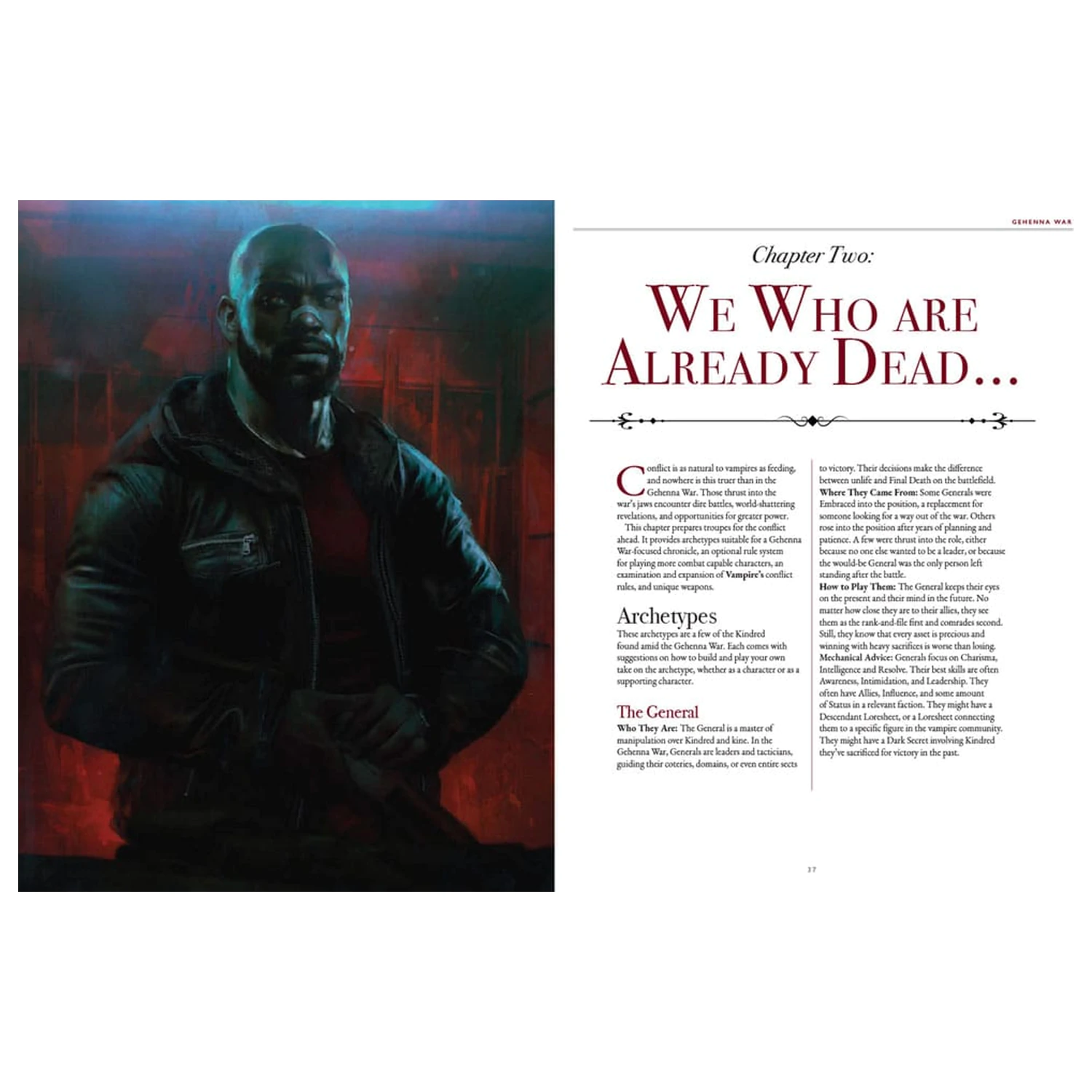 Vampire: The Masquerade 5th Edition Rollenspielbuch Gehenna War Sourcebook *Englische Version* Produktfoto