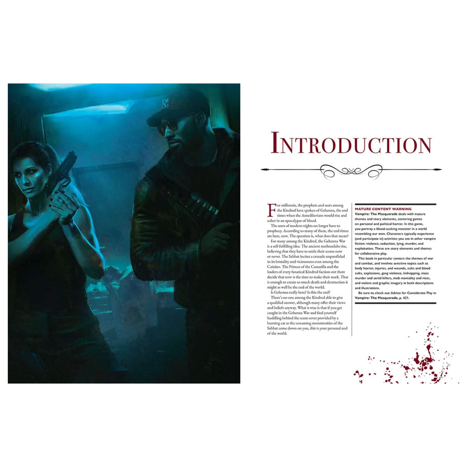 Vampire: The Masquerade 5th Edition Rollenspielbuch Gehenna War Sourcebook *Englische Version* Produktfoto