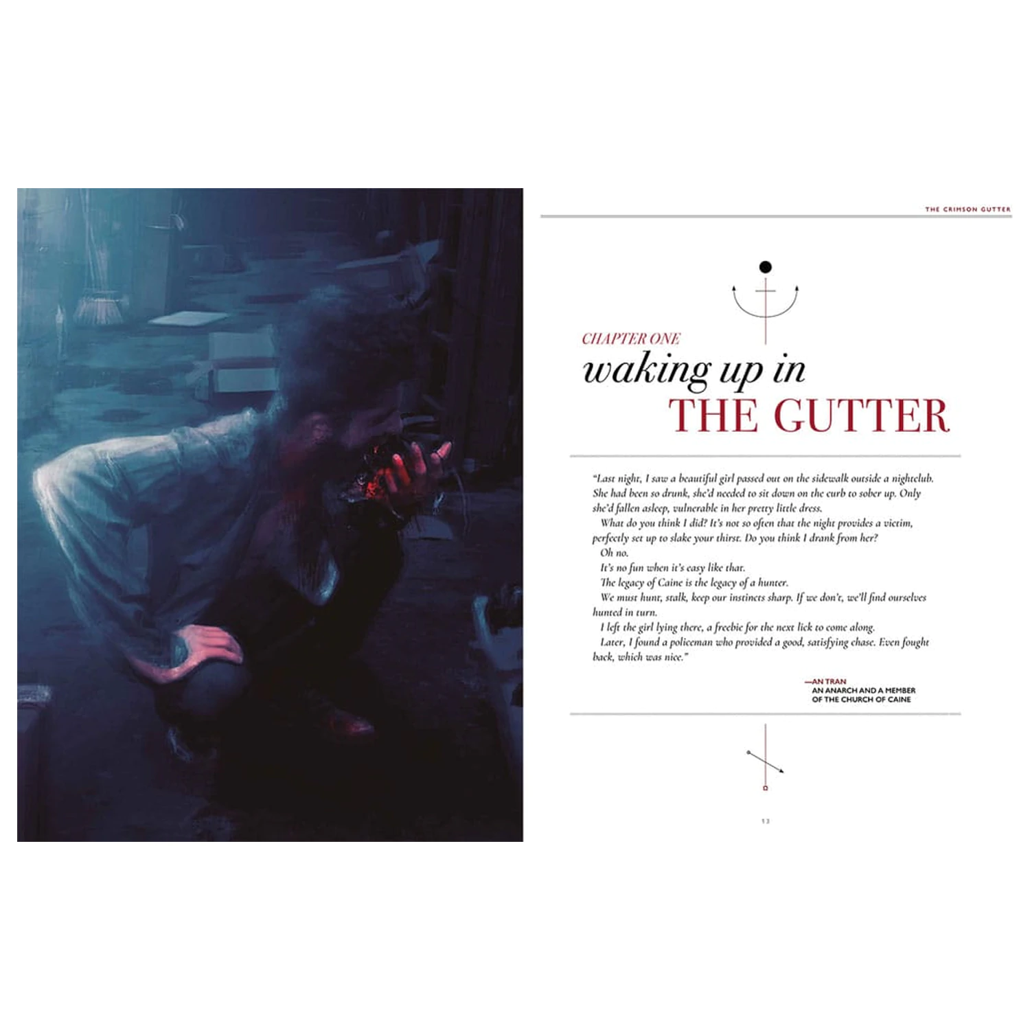 Vampire: The Masquerade 5th Edition Rollenspiel Buch The Crimson Gutter Chronicle Buch *Englische Version* Produktfoto