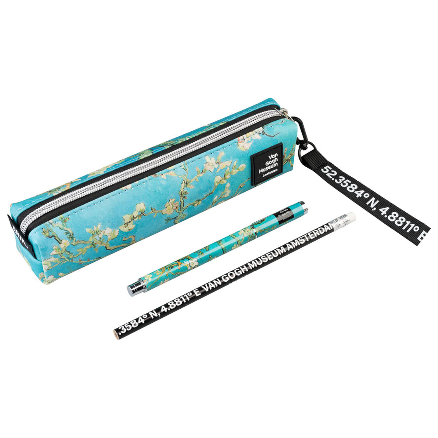 Van Gogh Museum Set Federmäppchen, Kugelschreiber und Bleistift Produktfoto
