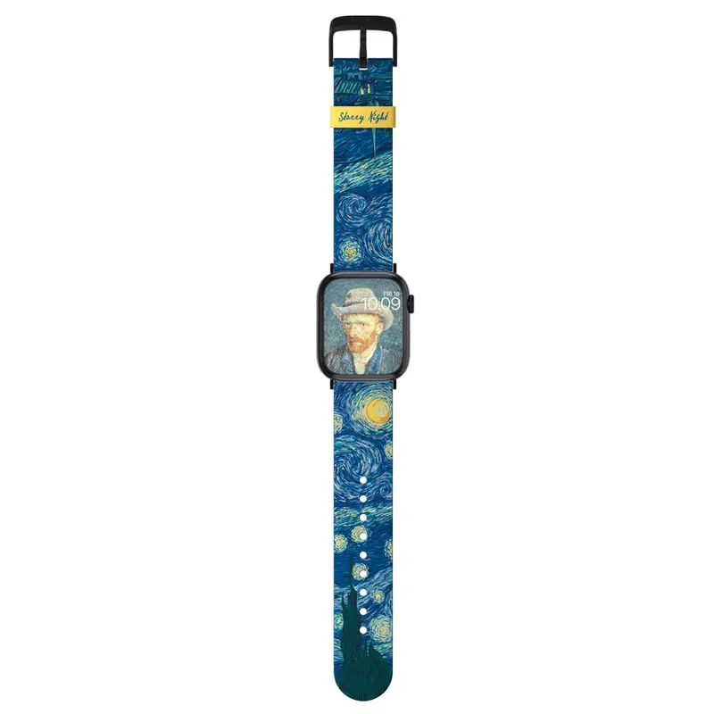 Vincent van Gogh 3D Smartwatch-Armband Starry Night Produktfoto