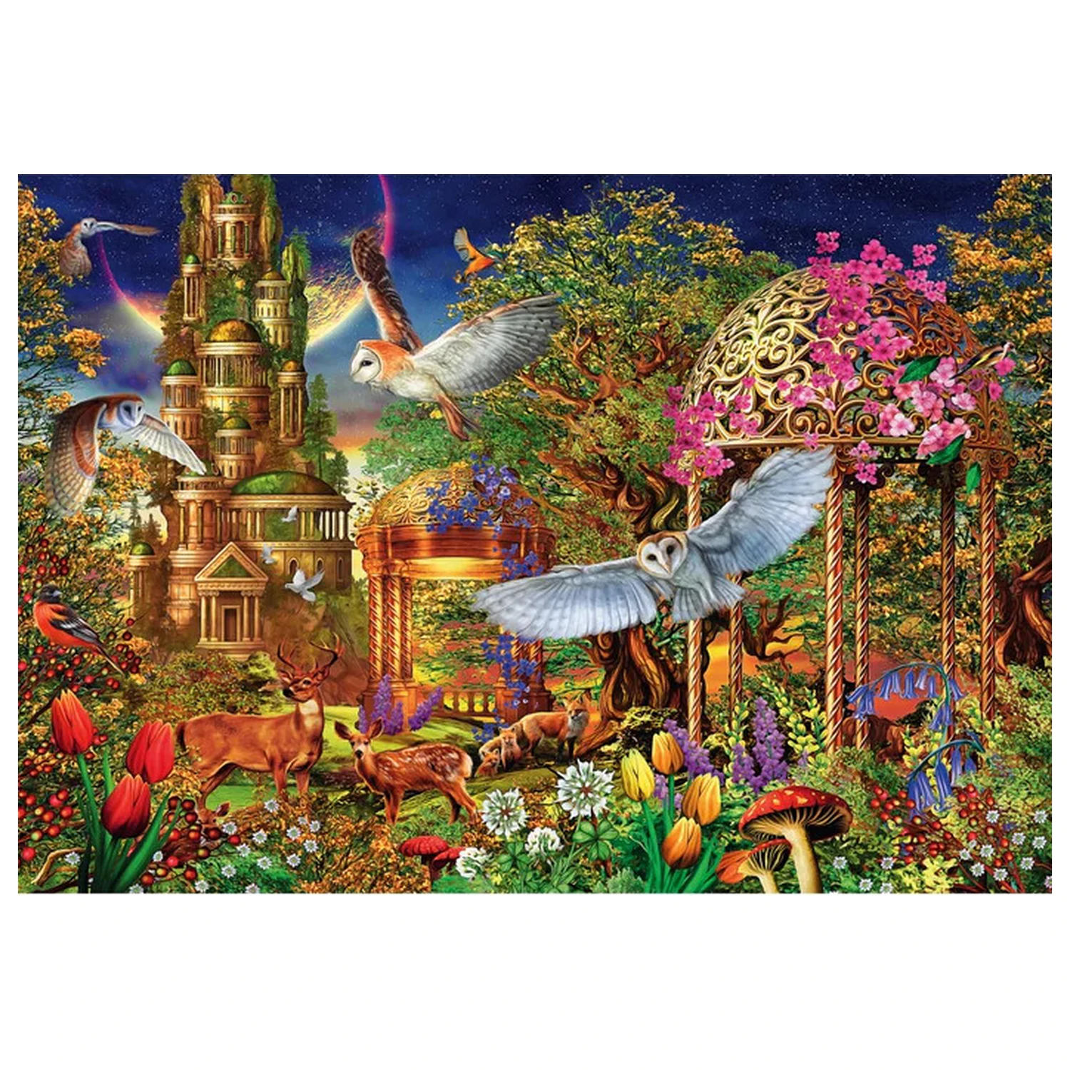 Enchanted Garden Woodland 1500-Teile-Puzzle Produktfoto