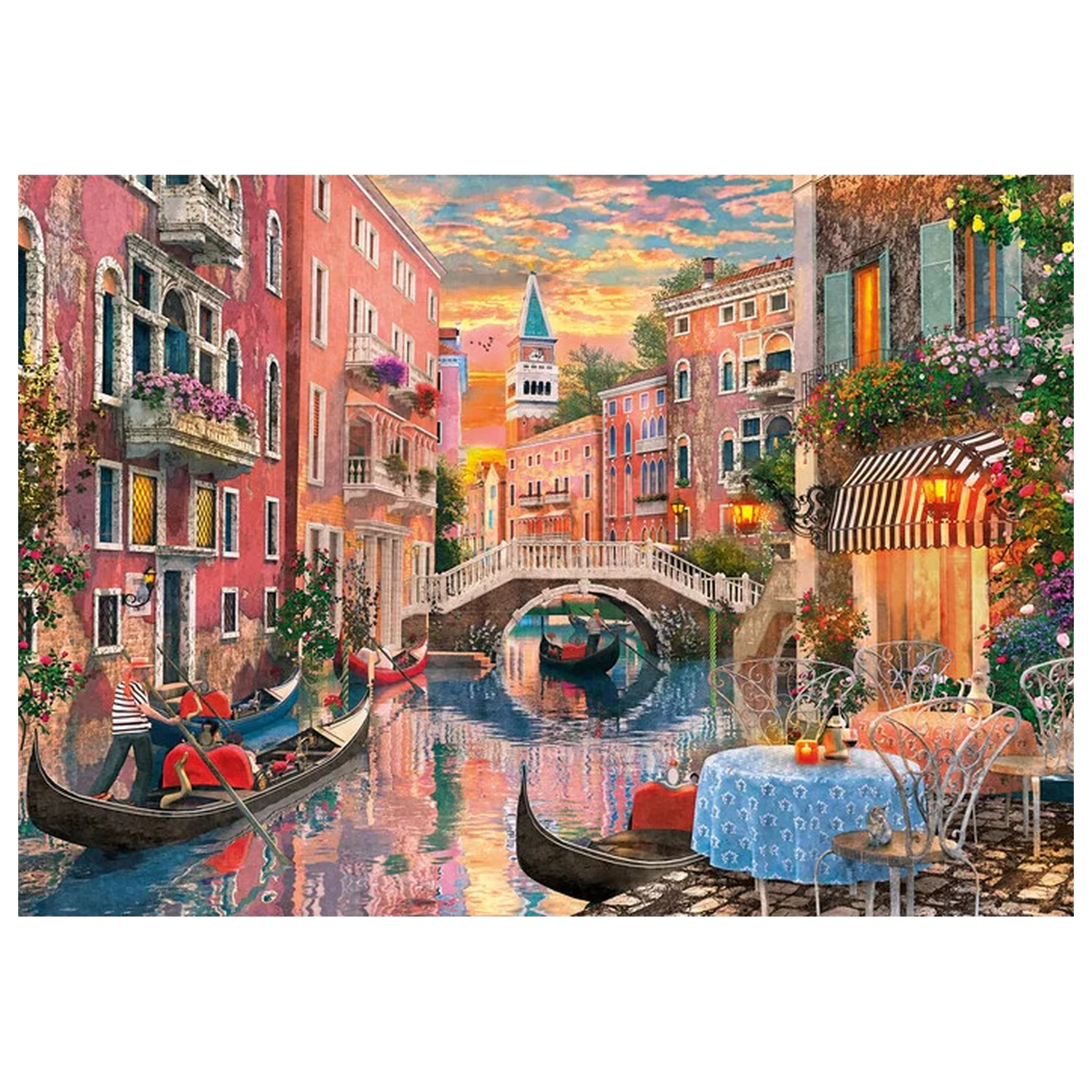 Venice Evening Sunset 6000-teiliges Puzzle Produktfoto