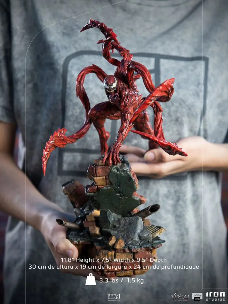 Venom: Let There Be Carnage BDS Art Scale Statue 1/10 Carnage 30 cm Produktfoto