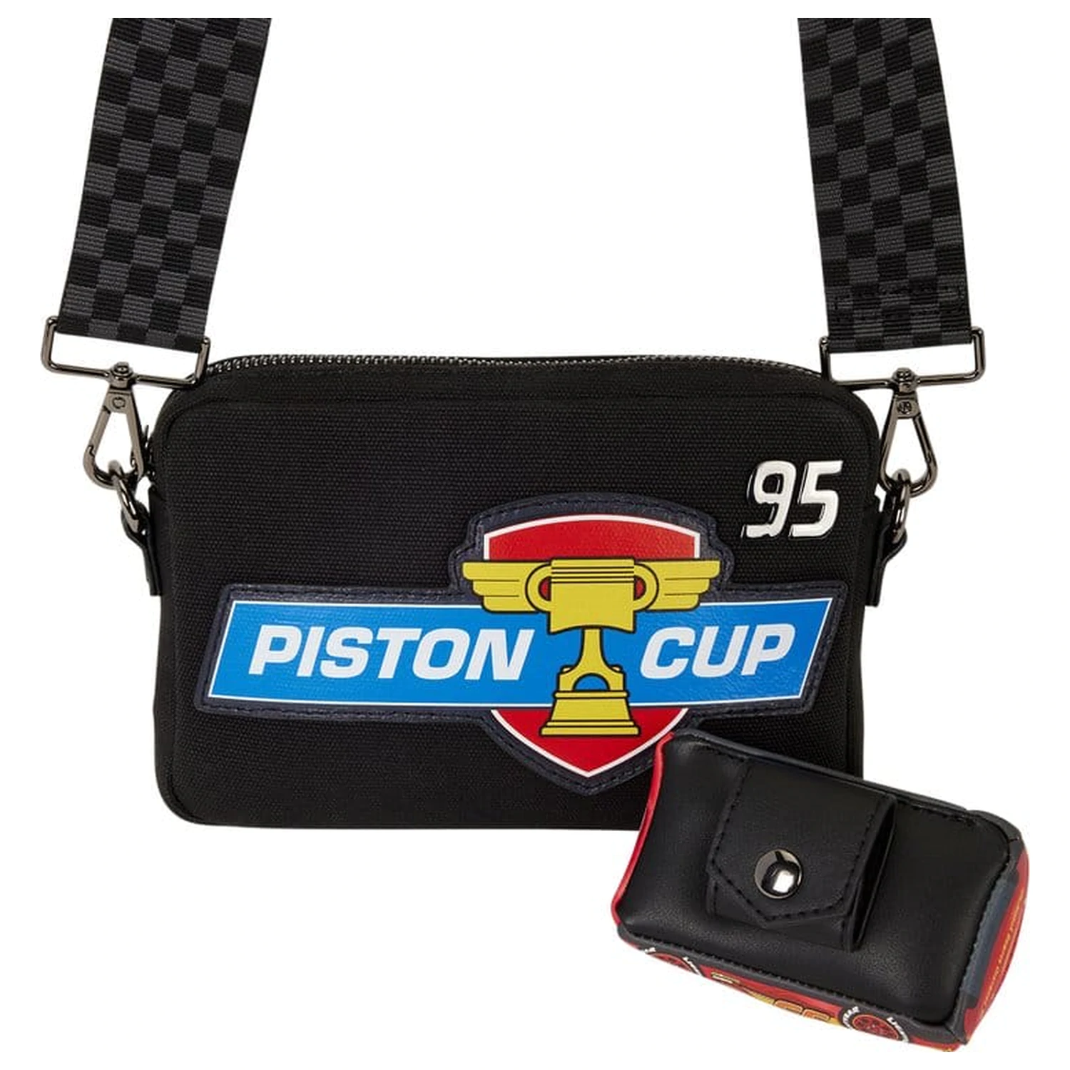Cars by Loungefly Sling Tasche 20th Anniversary Piston Cup Produktfoto