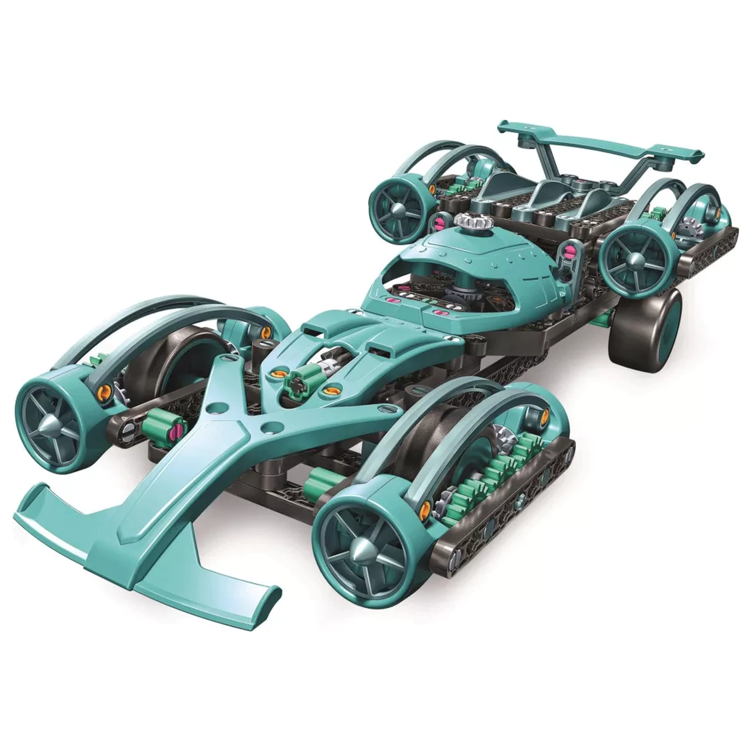 Rennwagen-Mechanik Bauspielzeug Produktfoto
