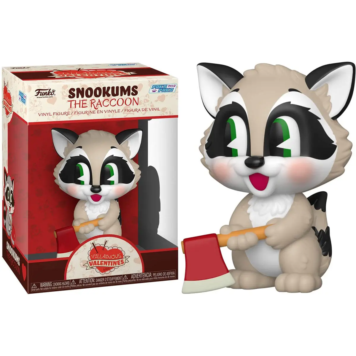 Villainous Valentines Vinyl Figur Raccoon 11 cm Produktfoto