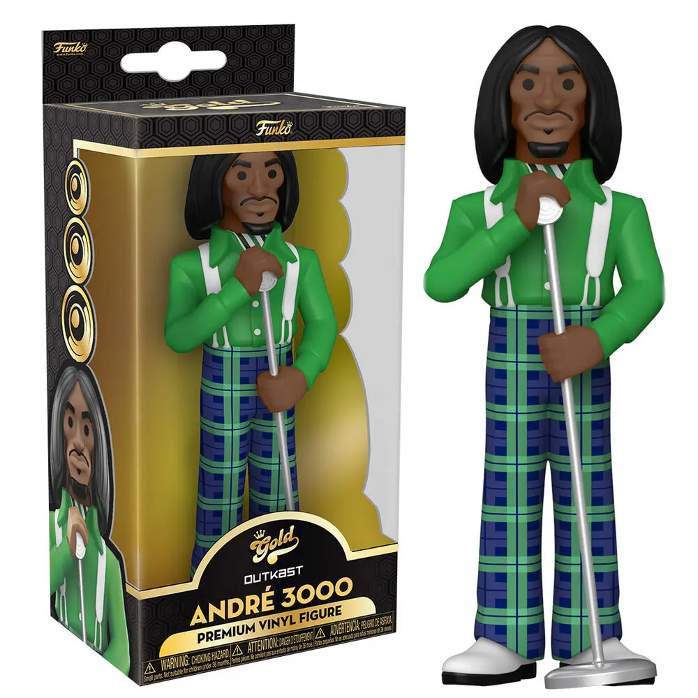 Outkast Vinyl Gold Figur Andre3000 (Hey Ya) 13 cm Produktfoto